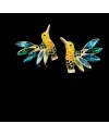 Multicolored Flying Bird Earrings For Women & Girls